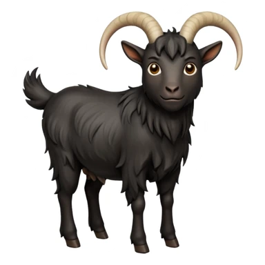 black goat sticker