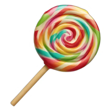Lollipop with various  sticker