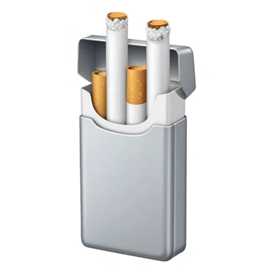 white seven stars grey shining cigaret pack with a few little white  sticker