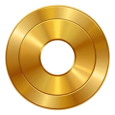 gold CD with a scratch sticker
