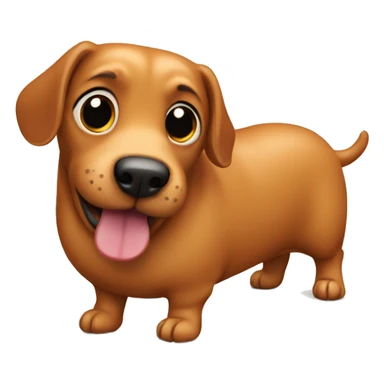 Fat sausage dog  sticker