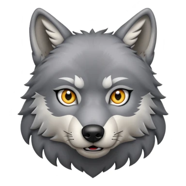 alpha wolf sticker