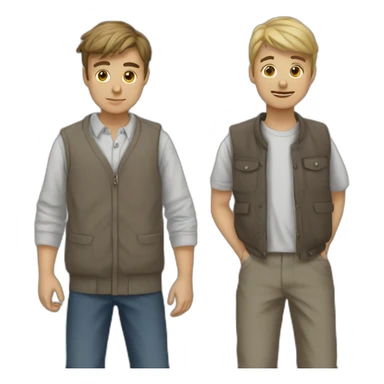 Un garçons embrasse un garcons sticker