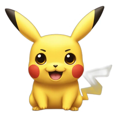 Tête de Pikachu sticker