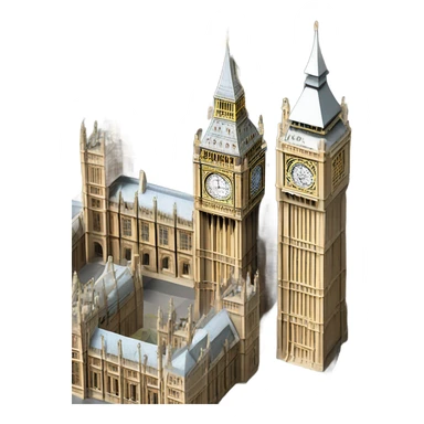 London houses of parliament sticker