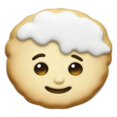 white sugar cookie sticker