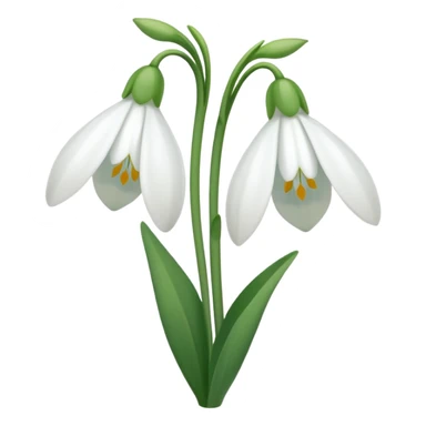 Snowdrop sticker