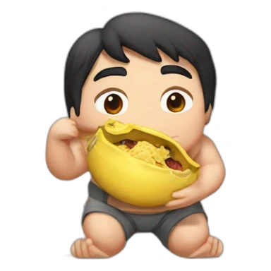 jackie-chan-eating-bra sticker