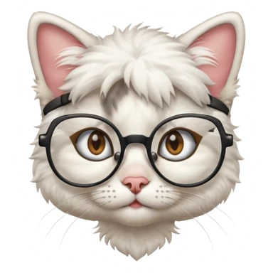 gözlüklü hayvanlar sticker