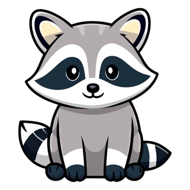 Raccoon  sticker