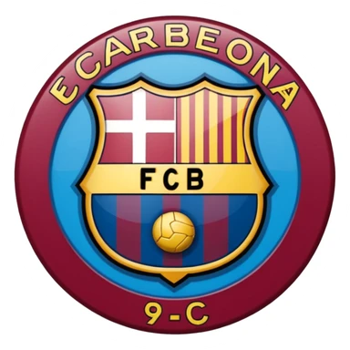 Fc Barcelona badge sticker