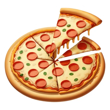 French fries with a pizza sticker