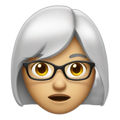 angry female accountant sticker