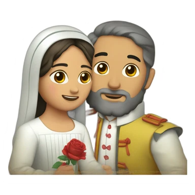 La rosa de Guadalupe y don tomas  sticker