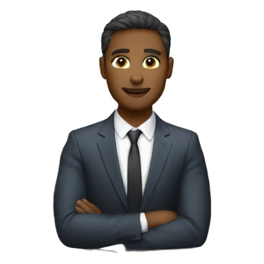 a team lead managing agents in office sticker