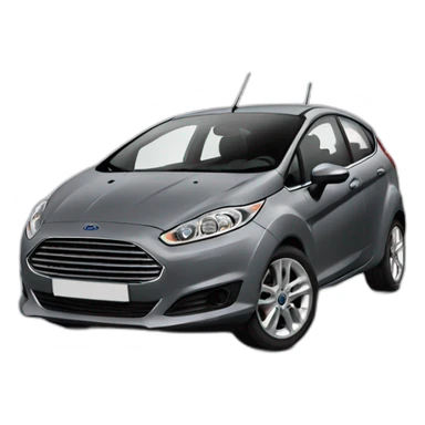 Ford fiesta gris anthracite  sticker