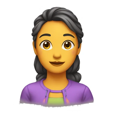 Chica arcoíris sticker