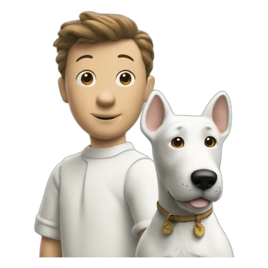 Tintin et milou sticker