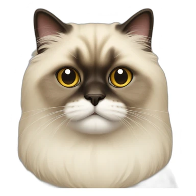 Himalayan cat sticker