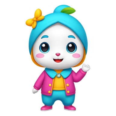 Sprunki character, cute and fun cartoon character sticker