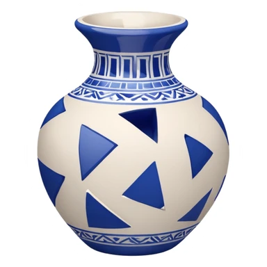 broken vase because of the ball sticker