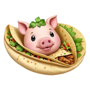 Pig taco  sticker