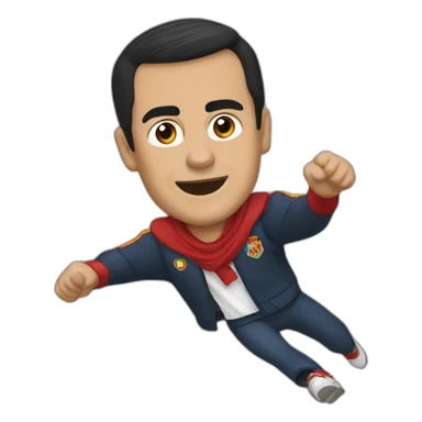 pedro sanchez volando sticker