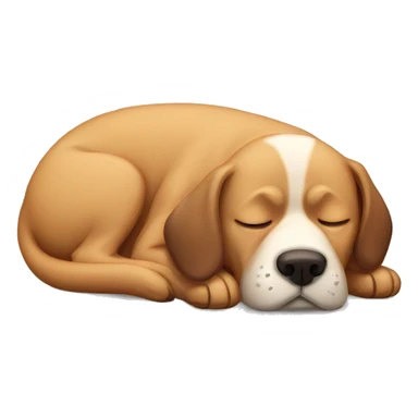 Dog snoring  sticker