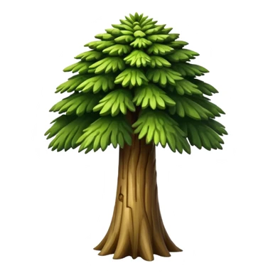 A Brazilian araucaria tree sticker