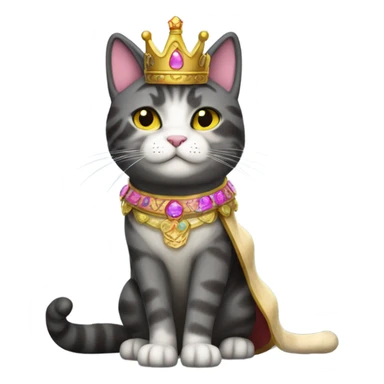 Nyan Cat King Full body  sticker