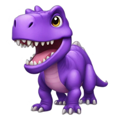 purple-dinosaur sticker