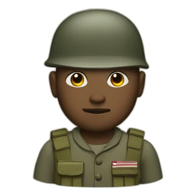 64 soldier sticker