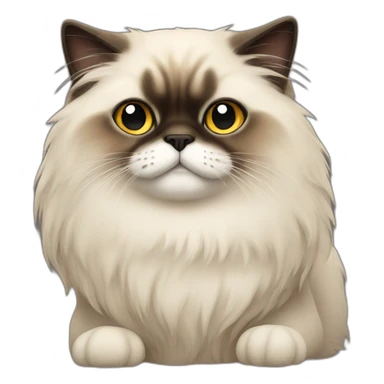 himalayan cat sticker