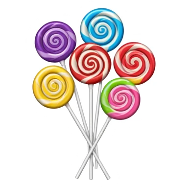Bouquet of lolipops sticker