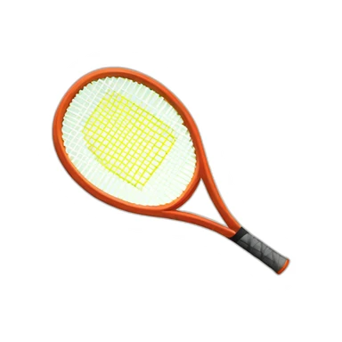 Raquette de tennis sticker
