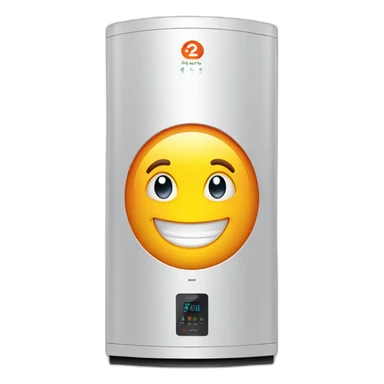 A2w viessmann heat pump with a smile sticker