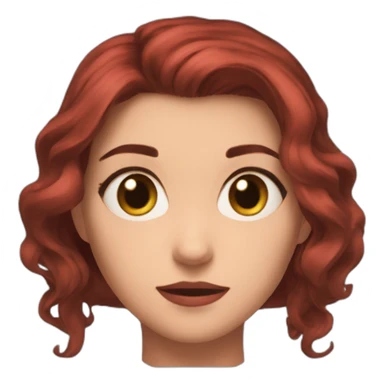 Marvel Wanda Maximoff head sticker