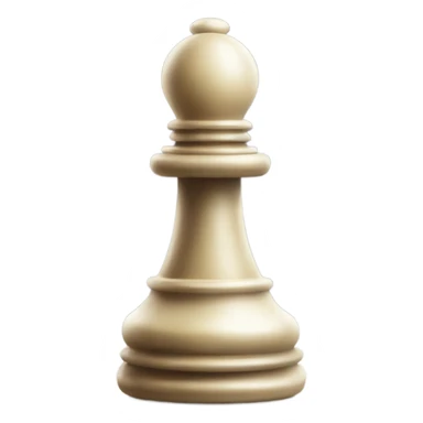 a majestic, glorious, badass chess pawn sticker