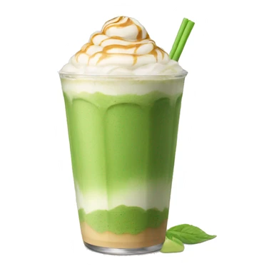Ice latte matcha  sticker