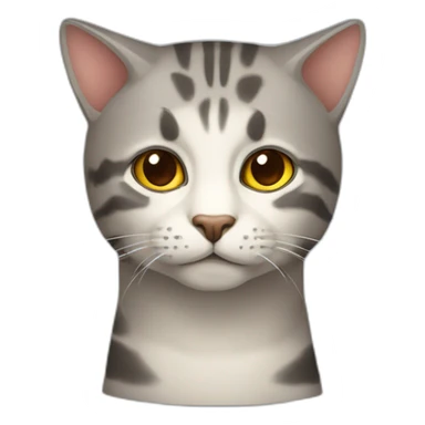 Cabeza de Gato romano sticker