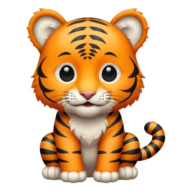 Tiger cub sticker