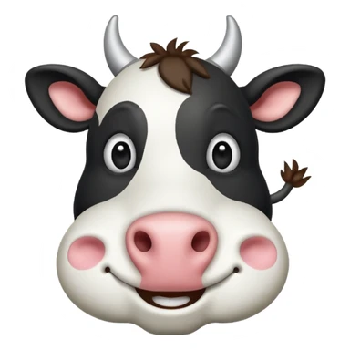 pantomime cow sticker