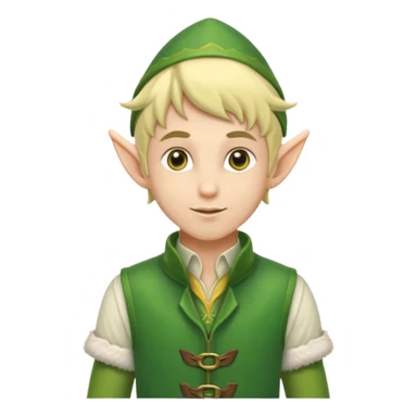 elf in vest sticker