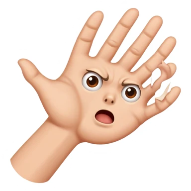 clawing at face sticker