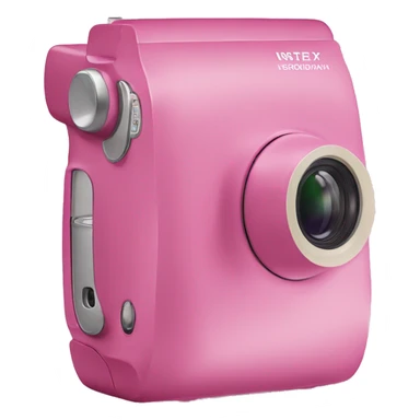instax mini pink sticker