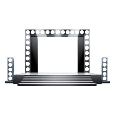  fashion show stage sticker