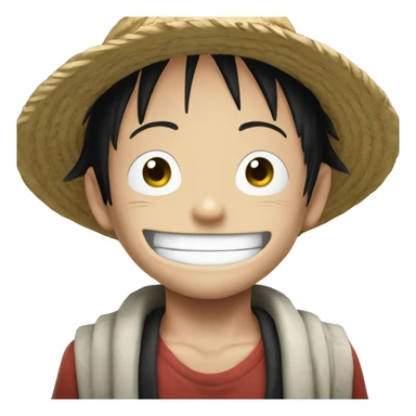 luffy character from onepiece sticker