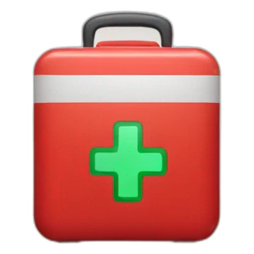 red FirstAid Kit sticker