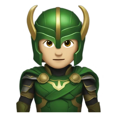 loki with helmet sticker