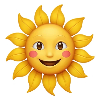 Un emoji sur le thème de l’ete sticker